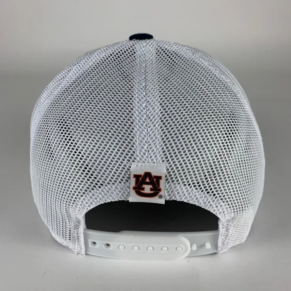Auburn Tigers NCAA Navy Blue Top of the World Snapback Trucker Hat New